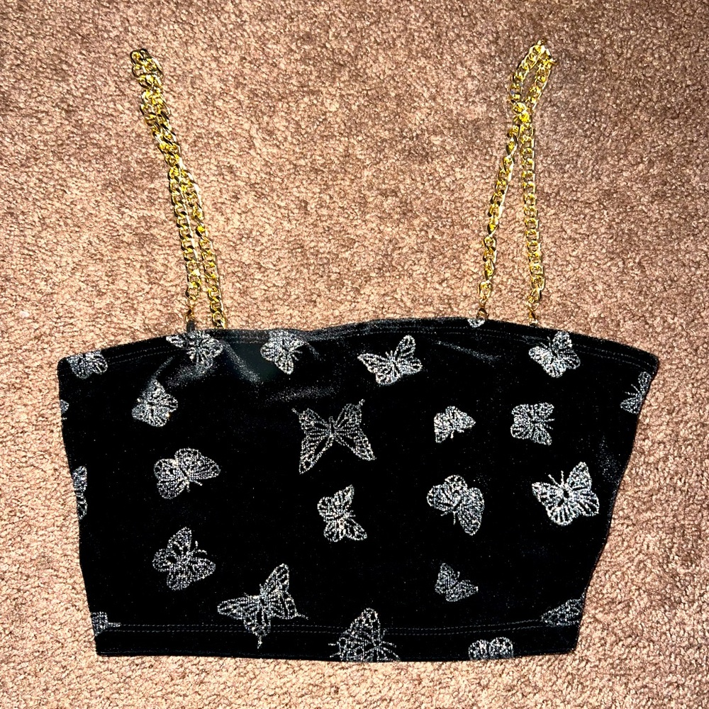 Chained Butterfly Top